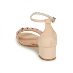 Chaussures Femme Sandales et Nu-pieds Elue par nous LEOPAUL Nude -Sandales Soldes Boutique 21135052 500 E