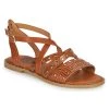 Chaussures Femme Sandales et Nu-pieds Elue par nous LESCOT Camel