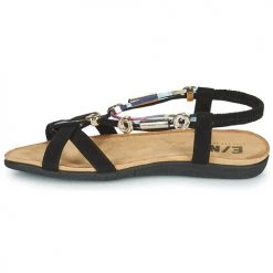 Chaussures Femme Sandales et Nu-pieds Elue par nous LIBAN Noir -Sandales Soldes Boutique 21135060 500 D