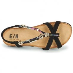 Chaussures Femme Sandales et Nu-pieds Elue par nous LIBAN Noir -Sandales Soldes Boutique 21135060 500 F
