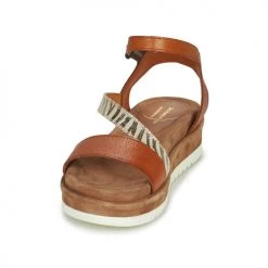 Chaussures Femme Sandales et Nu-pieds Metamorf'Ose LACELLULE Camel -Sandales Soldes Boutique 21135061 500 C