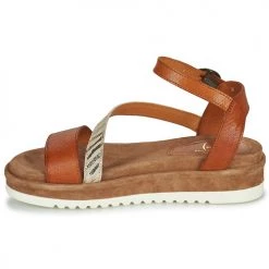 Chaussures Femme Sandales et Nu-pieds Metamorf'Ose LACELLULE Camel -Sandales Soldes Boutique 21135061 500 D