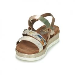 Chaussures Femme Sandales et Nu-pieds Metamorf'Ose LACET Argenté -Sandales Soldes Boutique 21135064 500 C