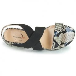 Chaussures Femme Sandales et Nu-pieds Metamorf'Ose LACROIX Noir -Sandales Soldes Boutique 21135069 500 F