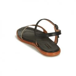 Chaussures Femme Sandales et Nu-pieds Neosens AURORA Noir / Argenté -Sandales Soldes Boutique 21148939 500 E