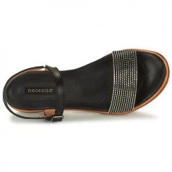 Chaussures Femme Sandales et Nu-pieds Neosens AURORA Noir / Argenté -Sandales Soldes Boutique 21148939 500 F