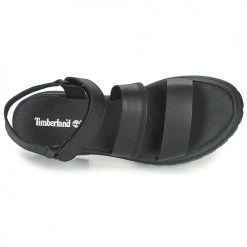 Chaussures Femme Sandales et Nu-pieds Timberland LONDON VIBE 3 BANDS Noir -Sandales Soldes Boutique 21182794 500 F