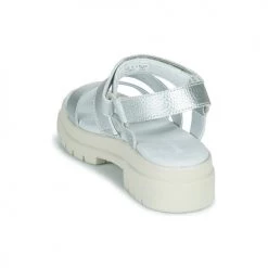 Chaussures Femme Sandales et Nu-pieds Timberland LONDON VIBE 3 BANDS Argenté -Sandales Soldes Boutique 21182795 500 E