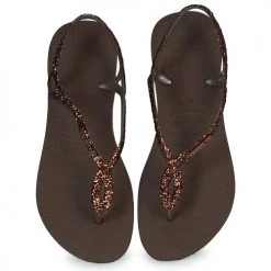 Chaussures Femme Sandales et Nu-pieds Havaianas LUNA PREMIUM II Marron -Sandales Soldes Boutique 21189484 500 F