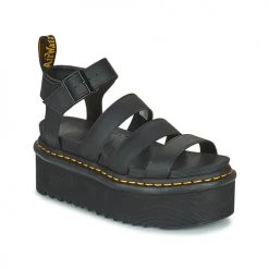 Chaussures Femme Sandales et Nu-pieds Dr. Martens BLAIRE QUAD BLACK HYDRO Noir