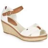 Chaussures Femme Sandales et Nu-pieds Tommy Hilfiger ICONIC ELBA SANDAL Blanc
