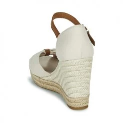 Chaussures Femme Sandales et Nu-pieds Tommy Hilfiger BASIC OPEN TOE HIGH WEDGE Beige -Sandales Soldes Boutique 21189980 500 E