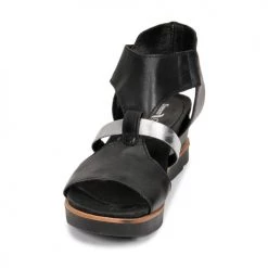 Chaussures Femme Sandales et Nu-pieds Dream in Green IRATIMO Noir / Argenté -Sandales Soldes Boutique 21190394 500 C