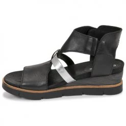 Chaussures Femme Sandales et Nu-pieds Dream in Green IRATIMO Noir / Argenté -Sandales Soldes Boutique 21190394 500 D