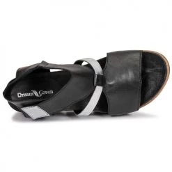 Chaussures Femme Sandales et Nu-pieds Dream in Green IRATIMO Noir / Argenté -Sandales Soldes Boutique 21190394 500 F