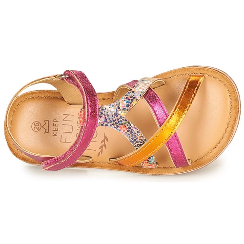 Chaussures Fille Sandales et Nu-pieds Mod'8 CANISSA Rose / Orange 6 Chaussures Fille Sandales et Nu-pieds Mod'8 CANISSA Rose / Orange – Image 6