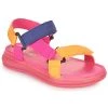 Chaussures Fille Sandales et Nu-pieds Mod'8 LAMIS Rose / Marine / Orange
