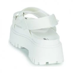 Chaussures Femme Sandales et Nu-pieds Bronx GROOVY-SANDAL Blanc -Sandales Soldes Boutique 21191041 500 E