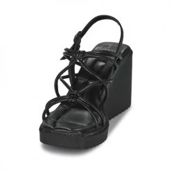 Chaussures Femme Sandales et Nu-pieds Bronx NEW-WANDA Noir -Sandales Soldes Boutique 21191045 500 C