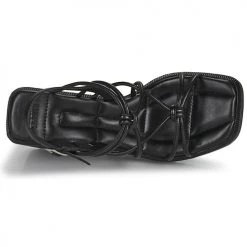 Chaussures Femme Sandales et Nu-pieds Bronx NEW-WANDA Noir -Sandales Soldes Boutique 21191045 500 F