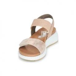 Chaussures Femme Sandales et Nu-pieds Rieker AQALTA Bronze -Sandales Soldes Boutique 21191383 500 C