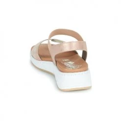 Chaussures Femme Sandales et Nu-pieds Rieker AQALTA Bronze -Sandales Soldes Boutique 21191383 500 E