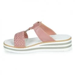 Chaussures Femme Sandales et Nu-pieds Rieker TRESSE Rose -Sandales Soldes Boutique 21191396 500 D