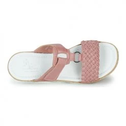 Chaussures Femme Sandales et Nu-pieds Rieker TRESSE Rose -Sandales Soldes Boutique 21191396 500 F