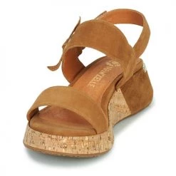 Chaussures Femme Sandales et Nu-pieds Mam'Zelle CLIP Cognac -Sandales Soldes Boutique 21200048 500 C