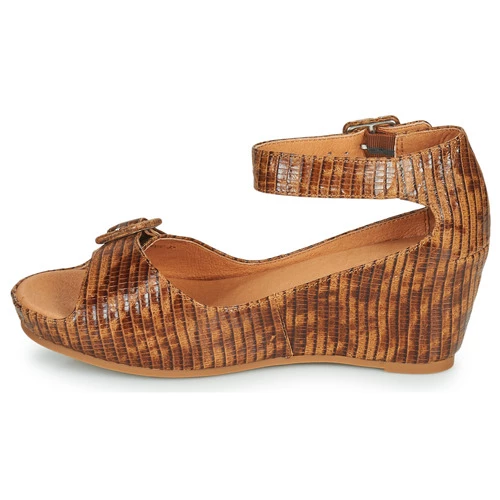 Chaussures Femme Sandales et Nu-pieds Mam'Zelle DRING Camel 4 Chaussures Femme Sandales et Nu-pieds Mam'Zelle DRING Camel – Image 4