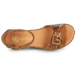 Chaussures Femme Sandales et Nu-pieds Mam'Zelle DRING Camel 11 Chaussures Femme Sandales et Nu-pieds Mam'Zelle DRING Camel -Sandales Soldes Boutique 21200052 500 F