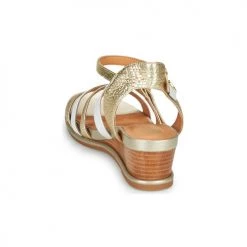 Chaussures Femme Sandales et Nu-pieds Mam'Zelle NAGA Doré / Blanc -Sandales Soldes Boutique 21200055 500 E