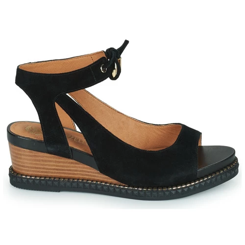 Chaussures Femme Sandales et Nu-pieds Mam'Zelle SANTA Noir 2 Chaussures Femme Sandales et Nu-pieds Mam'Zelle SANTA Noir – Image 2