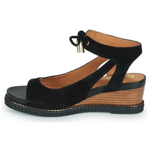 Chaussures Femme Sandales et Nu-pieds Mam'Zelle SANTA Noir 4 Chaussures Femme Sandales et Nu-pieds Mam'Zelle SANTA Noir – Image 4