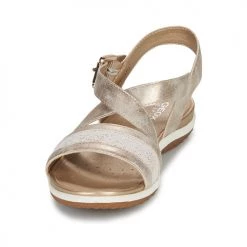 Chaussures Femme Sandales et Nu-pieds Geox D SANDAL VEGA Beige / Doré 8 Chaussures Femme Sandales et Nu-pieds Geox D SANDAL VEGA Beige / Doré -Sandales Soldes Boutique 21201125 500 C