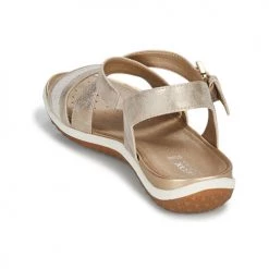 Chaussures Femme Sandales et Nu-pieds Geox D SANDAL VEGA Beige / Doré 10 Chaussures Femme Sandales et Nu-pieds Geox D SANDAL VEGA Beige / Doré -Sandales Soldes Boutique 21201125 500 E