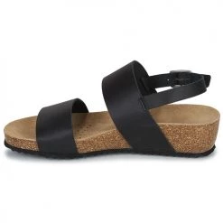 Chaussures Femme Sandales et Nu-pieds Geox D STHELLAE Noir -Sandales Soldes Boutique 21201126 500 D