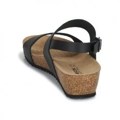 Chaussures Femme Sandales et Nu-pieds Geox D STHELLAE Noir -Sandales Soldes Boutique 21201126 500 E