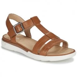 Chaussures Femme Sandales et Nu-pieds Geox D SANDAL HIVER B Marron