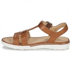 Chaussures Femme Sandales et Nu-pieds Geox D SANDAL HIVER B Marron -Sandales Soldes Boutique 21201142 500 D