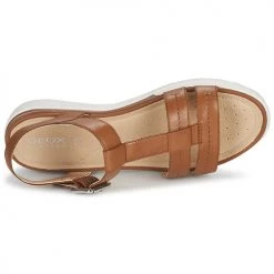 Chaussures Femme Sandales et Nu-pieds Geox D SANDAL HIVER B Marron -Sandales Soldes Boutique 21201142 500 F