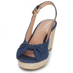 Chaussures Femme Sandales et Nu-pieds Geox D SOLEIL B Marine -Sandales Soldes Boutique 21201143 500 C