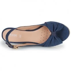 Chaussures Femme Sandales et Nu-pieds Geox D SOLEIL B Marine -Sandales Soldes Boutique 21201143 500 F
