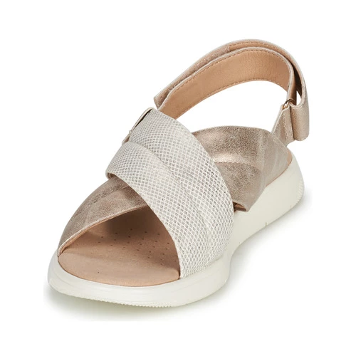 Chaussures Femme Sandales et Nu-pieds Geox D DANDRA A Beige / Doré 3 Chaussures Femme Sandales et Nu-pieds Geox D DANDRA A Beige / Doré – Image 3