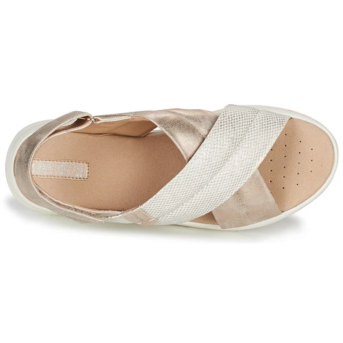 Chaussures Femme Sandales et Nu-pieds Geox D DANDRA A Beige / Doré 6 Chaussures Femme Sandales et Nu-pieds Geox D DANDRA A Beige / Doré – Image 6