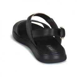 Chaussures Femme Sandales et Nu-pieds Geox D DANDRA B Noir -Sandales Soldes Boutique 21201177 500 E