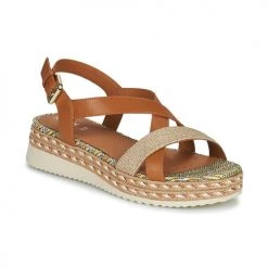 Chaussures Femme Sandales et Nu-pieds Geox D EOLIE D Marron