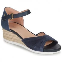 Chaussures Femme Sandales et Nu-pieds Geox D ISCHIA CORDA B Marine