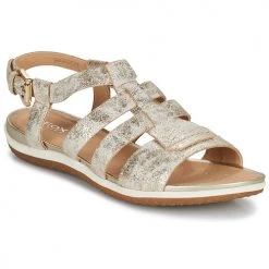 Chaussures Femme Sandales et Nu-pieds Geox D SANDAL VEGA D Doré
