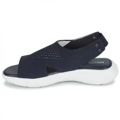 Chaussures Femme Sandales et Nu-pieds Geox D SPHERICA EC5 D Noir -Sandales Soldes Boutique 21201186 500 D